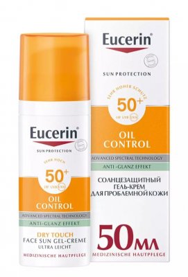 Купить eucerin (эуцерин) гель-крем для проблемной кожи лица 50 мл spf50+ в Ваде
