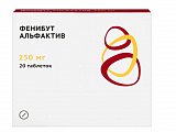 Купить фенибут альфактив, таблетки 250 мг, 20 шт в Ваде