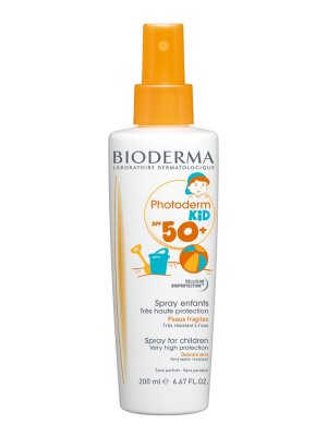 Купить bioderma photoderm kids (биодерма фотодерм) спрей для лица и тела солнцезащитный 200мл spf50+ в Ваде