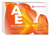 Купить витамин а+е алтайвитамины, капсулы 30шт бад в Ваде