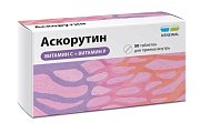 Купить аскорутин, таблетки 50мг+50мг, 50 шт в Ваде