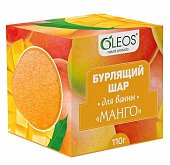Купить oleos (олеос) шар для ванн бурлящий манго, 110г в Ваде