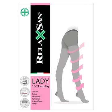 Релаксан (Relaxsan) колготки Collant Lady 15-21mmhg размер 2, черные