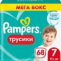 Купить pampers pants (памперс) подгузники-трусы 7, 17+ кг, 68шт в Ваде