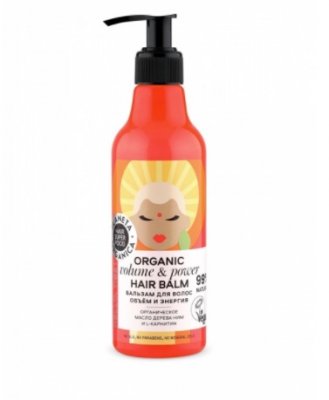Купить планета органика (planeta organica) hair super food бальзам для волос объем и энергия, 250мл в Ваде