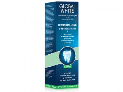 Купить глобал вайт (global white) гель ременирализирующий для полости рта, 40мл в Ваде