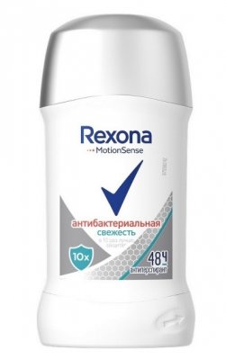 Купить rexona (рексона) антиперспирант-стик антибактериальная свежесть 40мл в Ваде