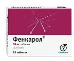 Купить фенкарол, таблетки 50мг, 15 шт от аллергии в Ваде