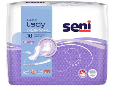 Купить seni lady (сени леди) прокладки урологические нормал 10шт в Ваде