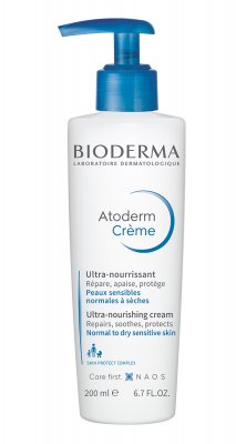 Купить bioderma atoderm (биодерма атодерм) крем для лица и тела с помпой 200мл в Ваде