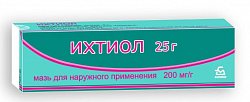 Купить ихтиоловая мазь, 20%, туба 25г в Ваде