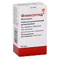 Купить фликсотид, аэрозоль для ингаляций дозированный 250мкг/доза, ингаляторы 60доз в Ваде