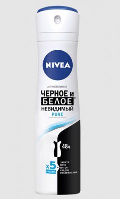Купить nivea (нивея) дезодорант спрей невидимая защита пюр, 150мл в Ваде