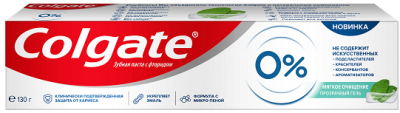 Купить колгейт (colgate) зубная паста мягкое очищение 0% 130г в Ваде