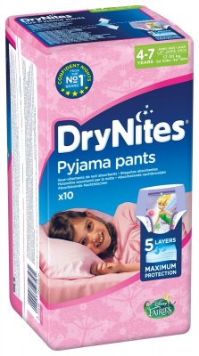 Купить huggies (хаггис) трусики drynites для девочек, 4-7 лет, 10 шт в Ваде