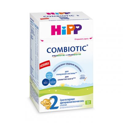 Купить hipp-3 (хипп-3) комбиотик, молочная смесь 600г в Ваде