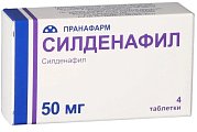 Купить силденафил, таблетки, покрытые пленочной оболочкой 50мг, 4 шт в Ваде