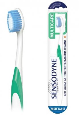 Купить сенсодин (sensodyne) зубная щетка комплексное очищение мягкая, 1 шт в Ваде