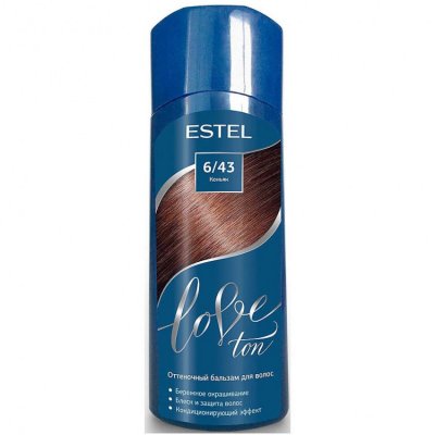 Купить estel (эстель) бальзам для волос оттеночный love ton 150мл тон 6/43 коньяк в Ваде