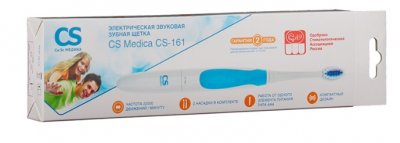Купить зубная щетка электрическая звуковая cs medica cs-161 голубая, 1 шт в Ваде