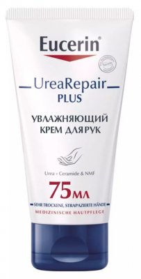 Купить eucerin urearepair plus (эуцерин) крем для рук увлажняющий для сухой и очень сухой кожи, 75 мл в Ваде