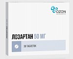 Купить лозартан, таблетки, покрытые пленочной оболочкой 50мг, 30 шт в Ваде