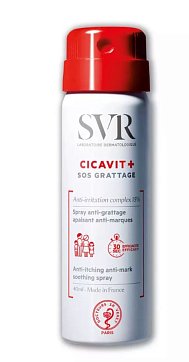 SVR Cicavit+ (СВР) Успокаивающий спрей SOS, 40 мл