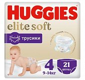 Купить huggies (хаггис) трусики elitesoft 4, 9-14кг 21 шт в Ваде