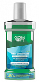 Купить глобал вайт (global white) ополаскиватель для полости рта максимальная защита забота об эмали и деснах fruit mix, 300мл в Ваде