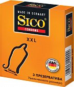 Купить sico (сико) презервативы xxl увеличенного размера 3шт в Ваде