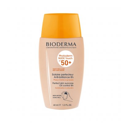 Купить bioderma photoderm (биодерма фотодерм) флюид для лица солнцезащитный тон светный 40мл spf50+ в Ваде