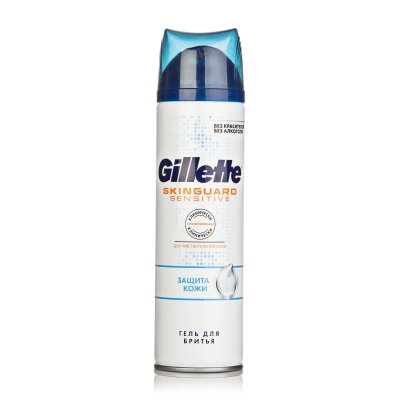 Купить gillette skinguard sensitive (жиллет) гель для бритья для чувствительной кожи, 200 мл в Ваде
