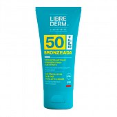 Купить librederm bronzeada (либридерм) крем солнцезащитный для лица и зоны декольте, 50мл spf50 в Ваде