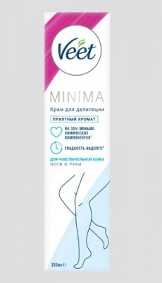 Купить veet minima (вит) крем для депиляции для чувствительной кожи, 200мл в Ваде