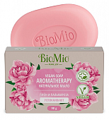 Купить biomio (биомио) bio-soap aromatherapy мыло натуральное пион и эфирное масло пальмарозы 90 гр в Ваде