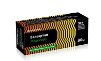 Купить валсартан-медисорб, таблетки, покрытые пленочной оболочкой 80мг, 30 шт в Ваде