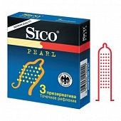 Купить sico (сико) презервативы pearl точечное рифление 3шт в Ваде