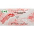 Купить перчатки смотр sfm латекс н/стер неопудр текстур хлоринация однократ l n50 пар/натуральный в Ваде