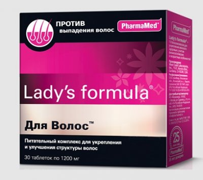Купить lady's formula (леди-с формула) для волос, таблетки 30 шт бад в Ваде