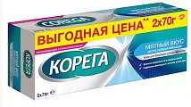 Купить корега крем для фиксации зубных протезов экстрасильная фиксация мятный 70г, 2 шт в Ваде