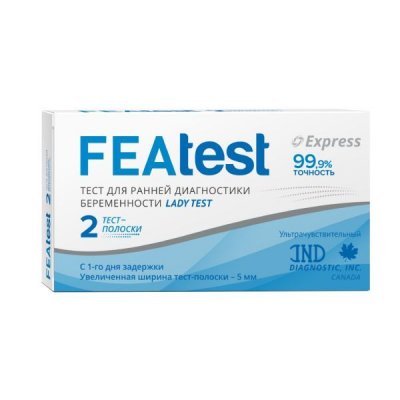 Купить тест для определения беременности featest (феатест), 2 шт в Ваде