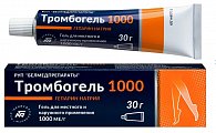 Купить тромбогель, гель для наружного применения 1000ме/г, 30г в Ваде