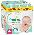 Купить pampers premium care (памперс) подгузники 4 макси 9-14кг, 108шт в Ваде