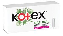 Купить котекс (kotex) тампоны natural супер, 16 шт в Ваде