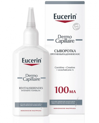 Купить eucerin dermo capillaire (эуцерин) сыворотка против выпадения волос 100 мл в Ваде