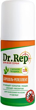 Dr.Rep (Доктор Реп) аэрозоль от клещей и комаров универсальный, 100мл