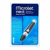Купить микролет некст (microlet next) ручка-прокалыватель с принадлежностями в Ваде