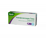 Левофлоксацин-Тева, таблетки, покрытые пленочной оболочкой 500мг, 7 шт