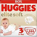 Купить huggies (хаггис) подгузники elitesoft 5-9кг 144 шт в Ваде