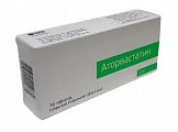 Купить аторвастатин, таблетки, покрытые пленочной оболочкой 10мг, 30 шт в Ваде